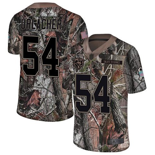 Limited Youth Brian Urlacher Camo Jersey - #54 Football Chicago Bears Rush  Realtree