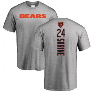 Buster Skrine Ash Backer - #24 Football Chicago Bears T-Shirt