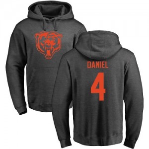 Chase Daniel Ash One Color - #4 Football Chicago Bears Pullover Hoodie
