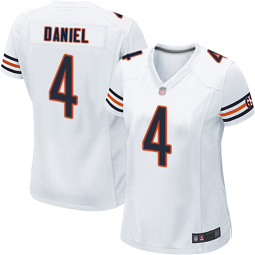 Game Women's Chase Daniel White Road Jersey - #4 Football Chicago Bears