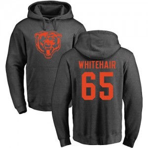 Cody Whitehair Ash One Color - #65 Football Chicago Bears Pullover Hoodie