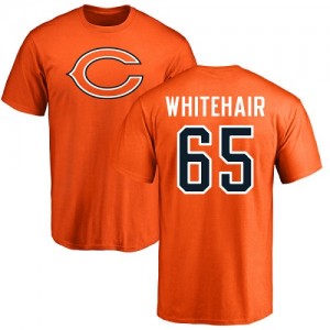 Cody Whitehair Orange Name & Number Logo - #65 Football Chicago Bears T-Shirt