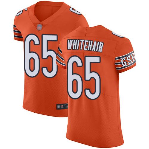 Elite Men's Cody Whitehair Orange Alternate Jersey - #65 Football Chicago Bears Vapor Untouchable