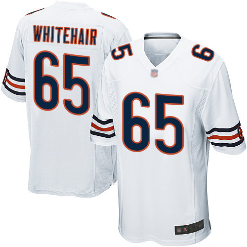 Game Men's Cody Whitehair White Road Jersey - #65 Football Chicago Bears