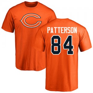Cordarrelle Patterson Orange Name & Number Logo - #84 Football Chicago Bears T-Shirt