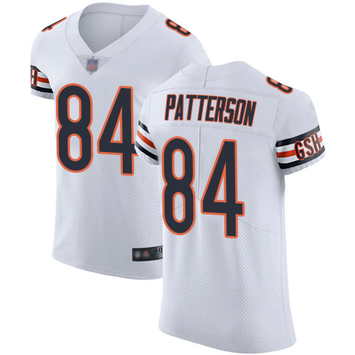 Elite Men's Cordarrelle Patterson White Road Jersey - #84 Football Chicago Bears Vapor Untouchable