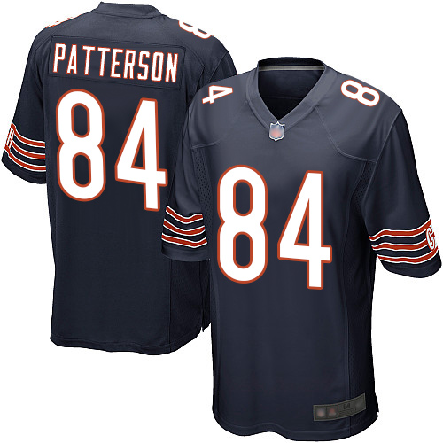 Game Men's Cordarrelle Patterson Navy Blue Home Jersey - #84 Football Chicago Bears