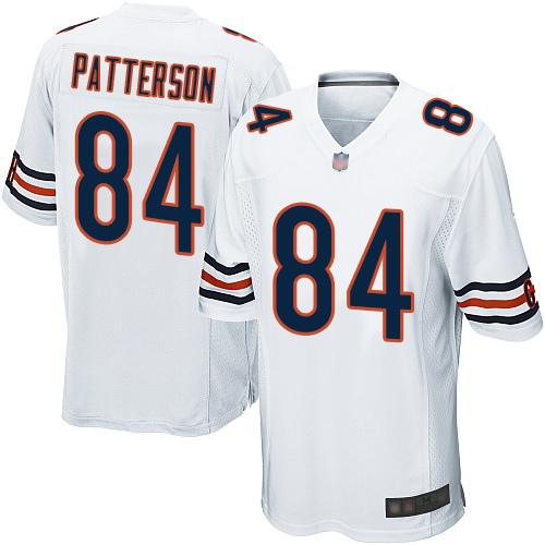 Game Men's Cordarrelle Patterson White Road Jersey - #84 Football Chicago Bears