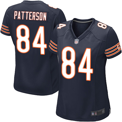 Game Women's Cordarrelle Patterson Navy Blue Home Jersey - #84 Football Chicago Bears