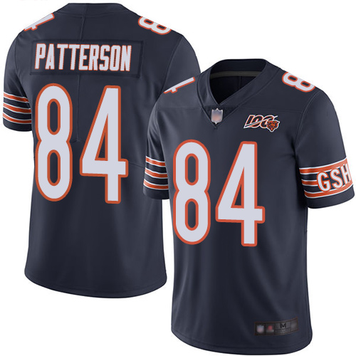 Limited Men's Cordarrelle Patterson Navy Blue Home Jersey - #84 Football Chicago Bears 100th Season