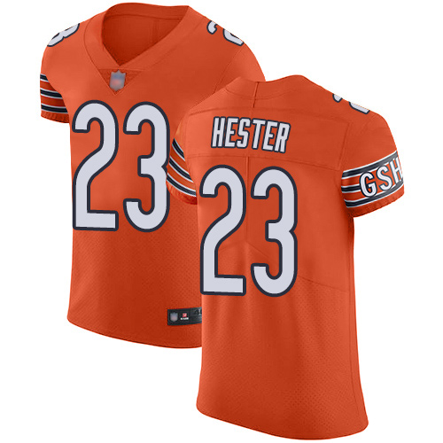 Elite Men's Devin Hester Orange Alternate Jersey - #23 Football Chicago  Bears Vapor Untouchable