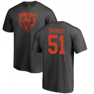 Dick Butkus Ash One Color - #51 Football Chicago Bears T-Shirt