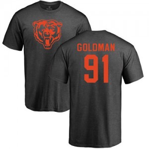 Eddie Goldman Ash One Color - #91 Football Chicago Bears T-Shirt