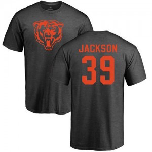 Eddie Jackson Ash One Color - #39 Football Chicago Bears T-Shirt