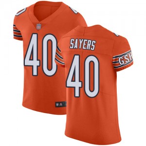 Elite Men's Gale Sayers Orange Alternate Jersey - #40 Football Chicago Bears Vapor Untouchable
