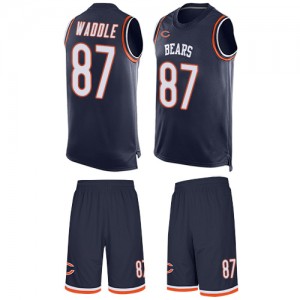 Nike Chicago Bears No87 Tom Waddle Navy Blue Team Color Men's Stitched NFL Vapor Untouchable Elite Jersey